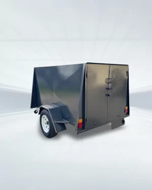 Seized Rear Trailer 6x4 Enclosed Trailer/ 750 Kg GVM/ 4ft High internally/ Rear Barn doors ...